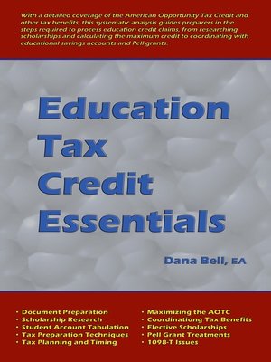 cover image of Education Tax Credit Essentials